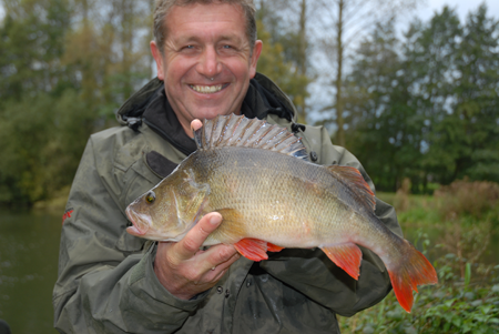 Alex Whilelaw with one of our huge Perch